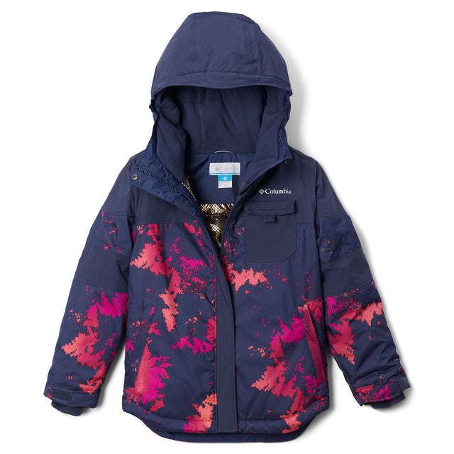 Columbia Girls' Mighty Mogul-II Waterproof Ski Jacket Nocturnal Lookup/Nocturnal / Age 4-5-Nocturnal Lookup/Nocturnal / Age 6-7-Nocturnal Lookup/Nocturnal / Age 8-9-Nocturnal Lookup/Nocturnal / Age 10-11-Nocturnal Lookup/Nocturnal / Age 12-13 - 53 Degrees North 