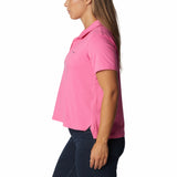 Columbia Women's Sun Trek Technical Polo Wild Geranium / X-Small-Wild Geranium / Small-Wild Geranium / Medium-Wild Geranium / Large-Wild Geranium / X-Large - 53 Degrees North 