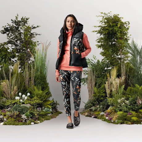 Columbia Women's Weekend Adventure 7/8 Leggings Black Fallgrass Print / 8-Black Fallgrass Print / 10-Black Fallgrass Print / 12-Black Fallgrass Print / 14-Black Fallgrass Print / 16 - 53 Degrees North 