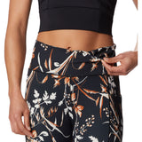 Columbia Women's Weekend Adventure 7/8 Leggings Black Fallgrass Print / 8-Black Fallgrass Print / 10-Black Fallgrass Print / 12-Black Fallgrass Print / 14-Black Fallgrass Print / 16 - 53 Degrees North 