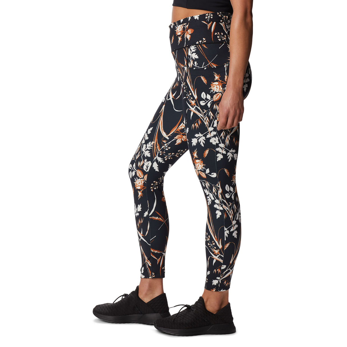 Columbia Women's Weekend Adventure 7/8 Leggings Black Fallgrass Print / 8-Black Fallgrass Print / 10-Black Fallgrass Print / 12-Black Fallgrass Print / 14-Black Fallgrass Print / 16 - 53 Degrees North 