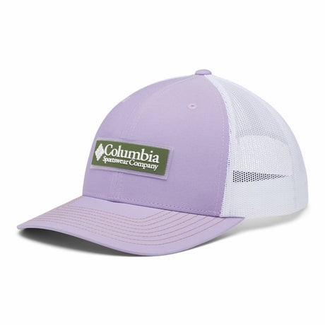 Columbia Unisex Logo Snap Back Cap Frosted Purple/White/CSC Retro-Peach Blossom/Ancient Fossil/CSC Retro #- 53 Degrees North 