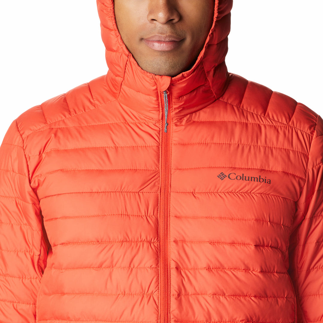 Columbia Mens Silver Falls Hooded Jacket #color_spicy