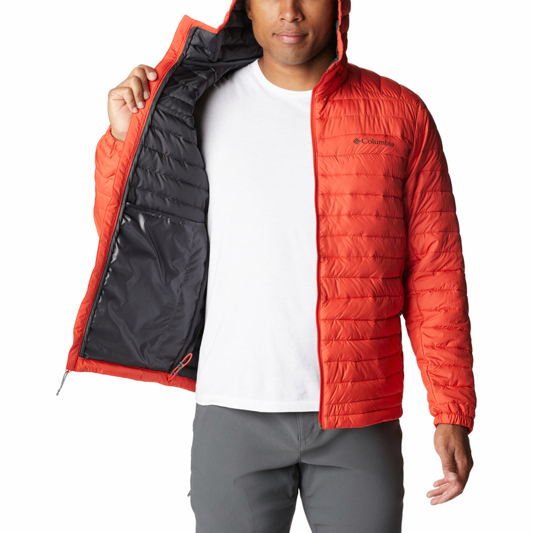 Columbia Mens Silver Falls Hooded Jacket #color_spicy