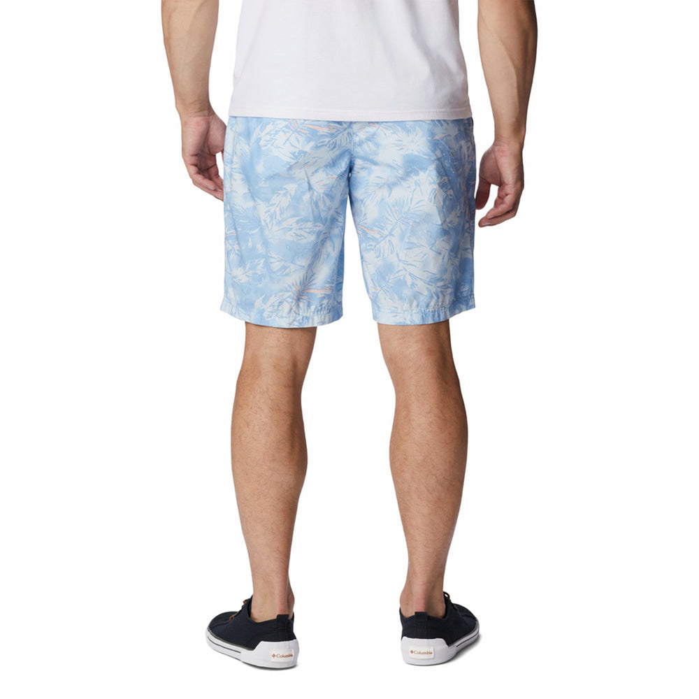 Columbia Mens Washed Out Printed Short 8 Inch #color_jet-stream-sketchy-paradise