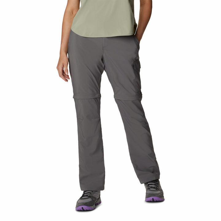 Columbia Womens Silver Ridge Utility Convertible Pant #color_city-grey