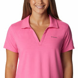 Columbia Women's Sun Trek Technical Polo Wild Geranium / X-Small-Wild Geranium / Small-Wild Geranium / Medium-Wild Geranium / Large-Wild Geranium / X-Large #- 53 Degrees North 