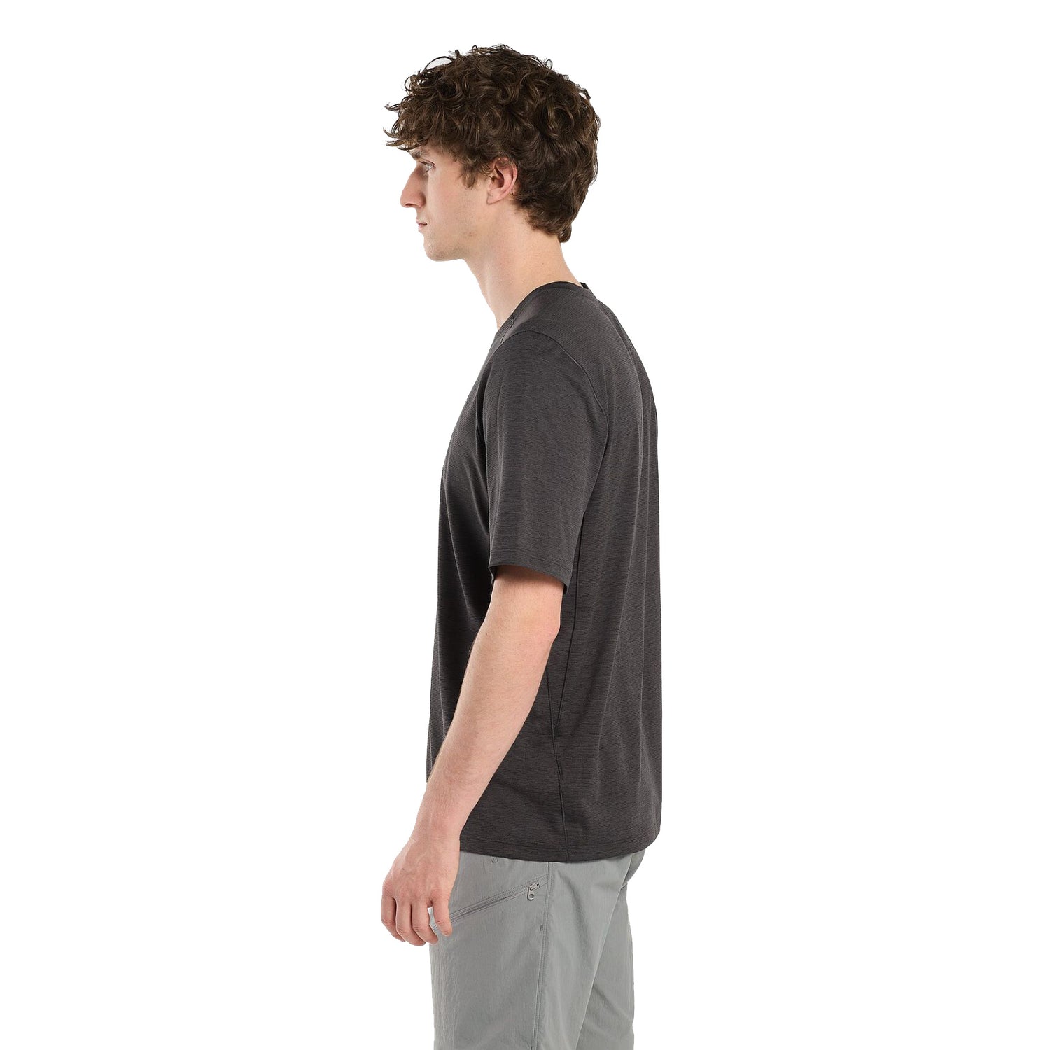 Arc'teryx Men's Cormac Crew Short Sleeve T-Shirt Black Heather / Small-Black Heather / Medium-Black Heather / Large-Black Heather / X-Large #- 53 Degrees North 