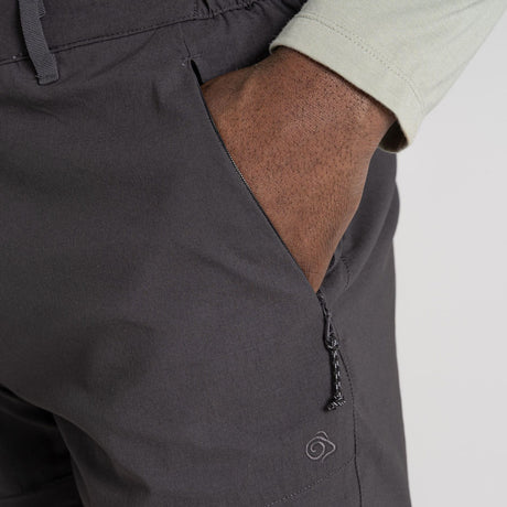 Craghoppers Men's Kiwi Pro Shorts Dark Lead / Small-Dark Lead / Medium-Dark Lead / Large-Dark Lead / X-Large-Dark Lead / XX-Large - 53 Degrees North 