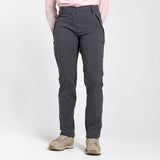 Craghoppers Women's NosiLife Pro II Trousers X-Small / Charcoal / Regular-Small / Charcoal / Regular-Small / Charcoal / Short-Medium / Charcoal / Regular-Medium / Charcoal / Short - 53 Degrees North 
