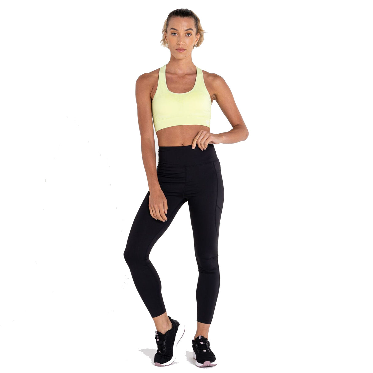 Dare 2b Women's Don't Sweat It Sports Bra Sharp Green / X-Small (UK 8)-Sharp Green / Small (UK 10)-Sharp Green / Medium (UK 12)-Sharp Green / Large (UK 14)-Sharp Green / X-Large (UK 16) - 53 Degrees North 