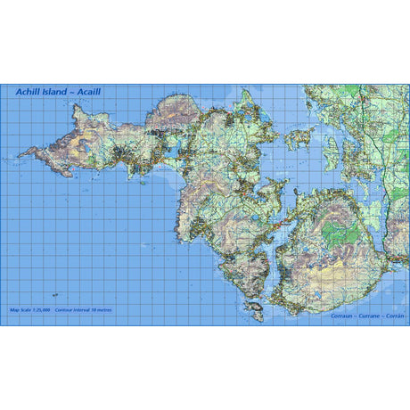 EastWest Mapping Achill & Corraun Clare Island Map Default Title - 53 Degrees North 