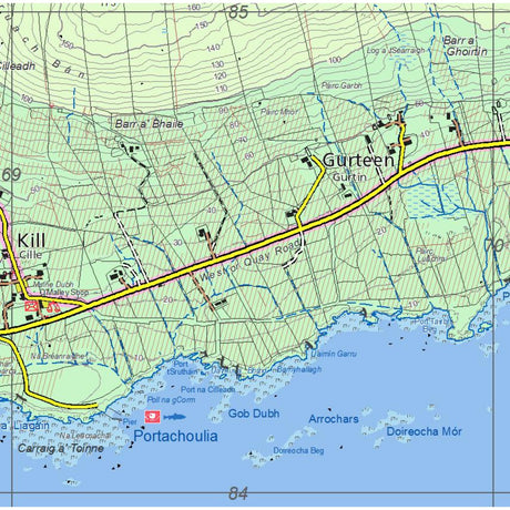 EastWest Mapping Achill & Corraun Clare Island Map Default Title - 53 Degrees North 