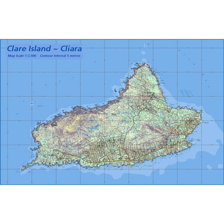 EastWest Mapping Achill & Corraun Clare Island Map Default Title - 53 Degrees North 