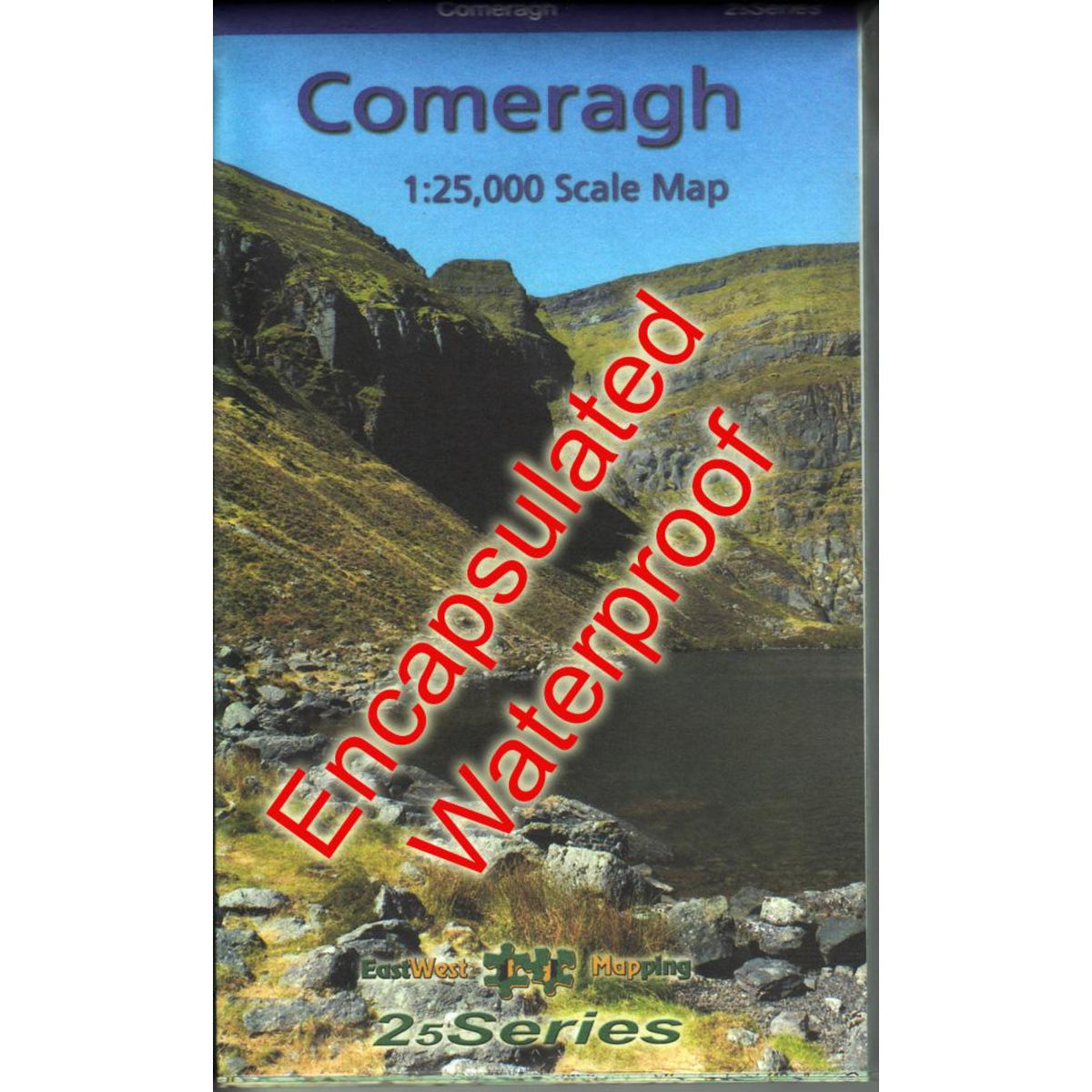 EastWest Mapping Comeragh Waterproof Map  - 53 Degrees North