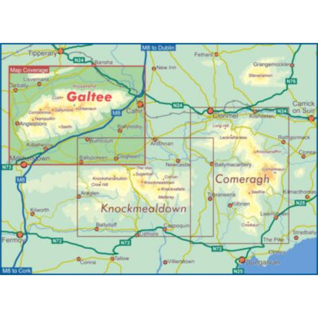 EastWest Mapping Galtee Map Default Title - 53 Degrees North 