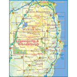 EastWest Mapping Lugnaquilla & Glendalough Waterproof Map Default Title - 53 Degrees North 