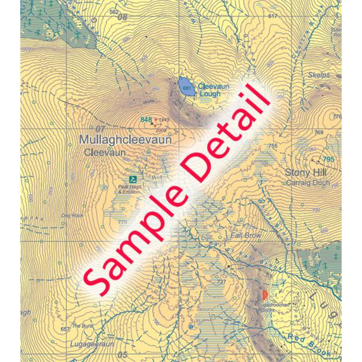 EastWest Mapping Wicklow West Waterproof Map Default Title - 53 Degrees North 