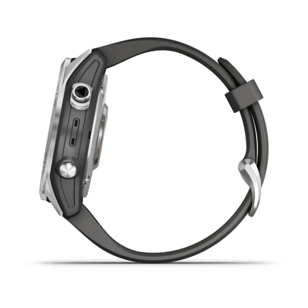 Garmin fenix 7S #color_stainless-steel-graphite-band
