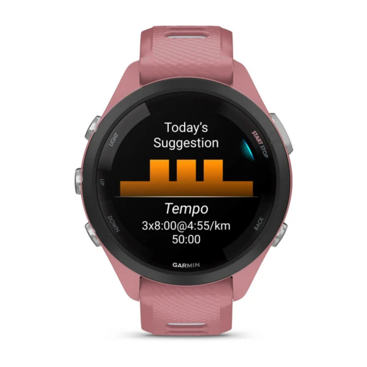Garmin Forerunner 265S - 42mm Music Smartwatch White-Pink #- 53 Degrees North 