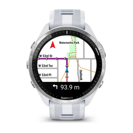 Garmin Forerunner 965 Smartwatch White-Black-Amp Yellow #- 53 Degrees North 