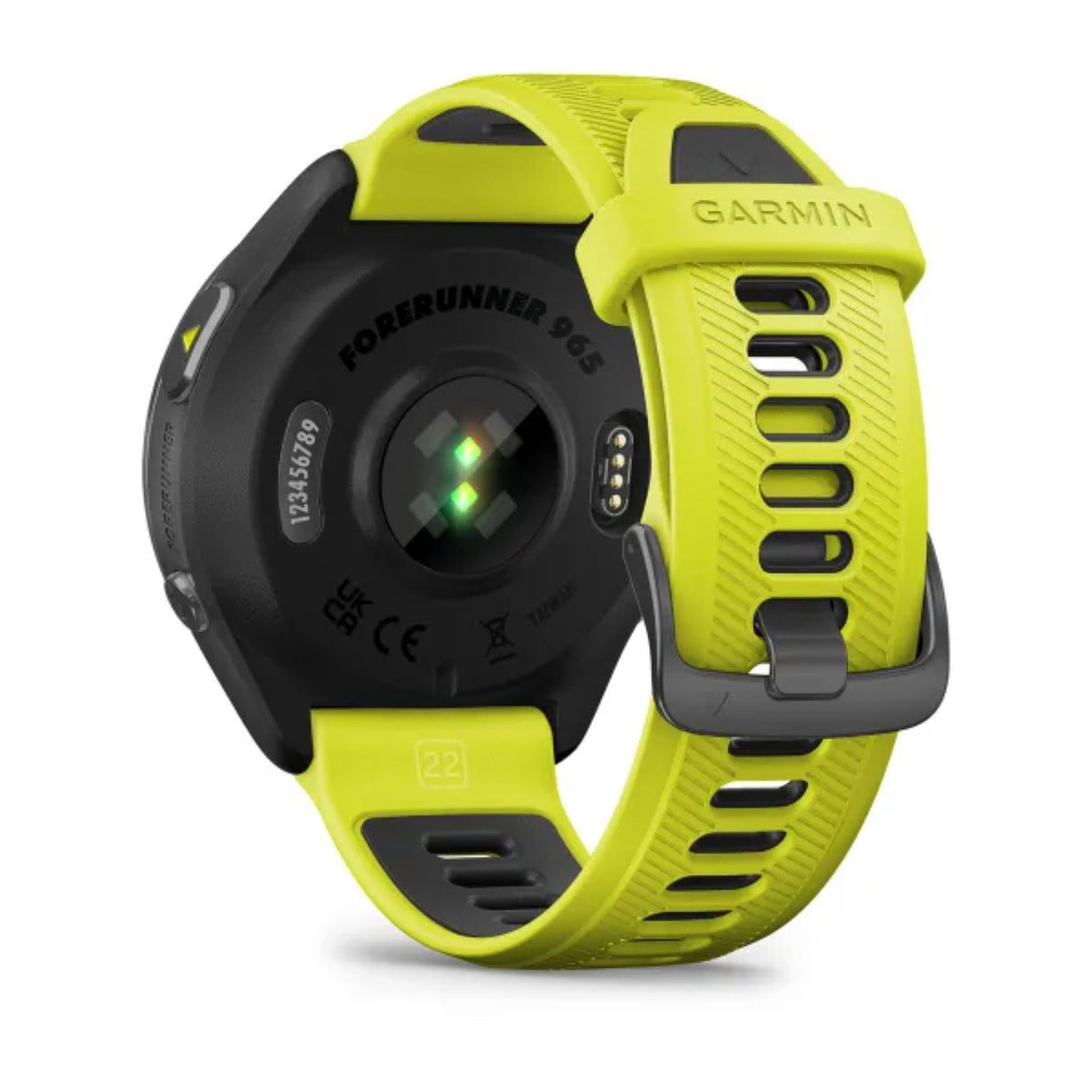 Garmin Forerunner 965 Smartwatch White-Black-Amp Yellow #- 53 Degrees North 