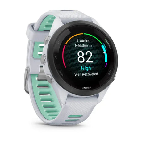 Garmin Forerunner 265S - 42mm Music Smartwatch White-Pink - 53 Degrees North 