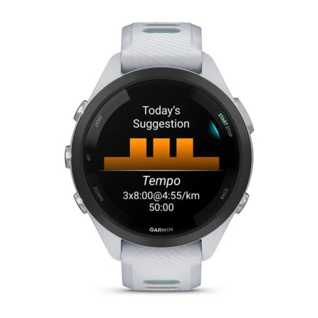 Garmin Forerunner 265S - 42mm Music Smartwatch White-Pink - 53 Degrees North 