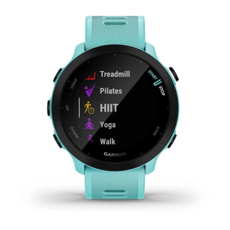 Garmin Forerunner 55 Smartwatch Aqua-Black - 53 Degrees North 