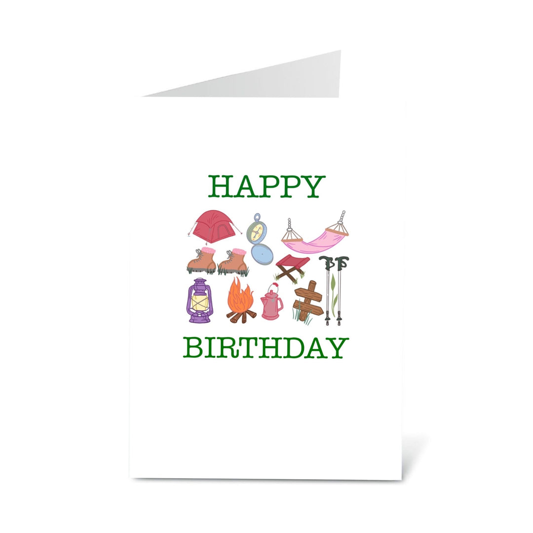 Siobhán Keogh Happy Birthday Card - Camping