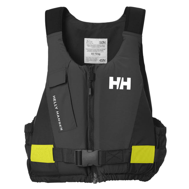 Helly Hansen Buoyancy Aid Rider Vest Ebony / 30-40kg-Ebony / 40-50kg-Ebony / 50-60kg-Ebony / 60-70kg-Ebony / 70-90kg - 53 Degrees North 