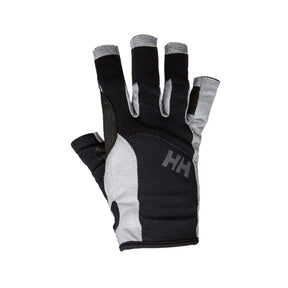 Helly Hansen Sailing Short Gloves Black / X-Small-Black / Small-Black / Medium-Black / Large-Black / X-Large - 53 Degrees North 