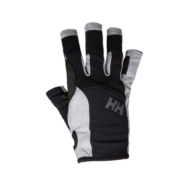 Helly Hansen Sailing Short Gloves Black / X-Small-Black / Small-Black / Medium-Black / Large-Black / X-Large - 53 Degrees North 
