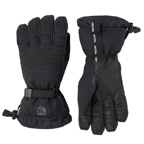 Hestra Unisex GORE-TEX Perform Gauntlet Ski Gloves Black/Black / Medium-Black/Black / Large-Black/Black / X-Large-Black/Black / XX-Large - 53 Degrees North 
