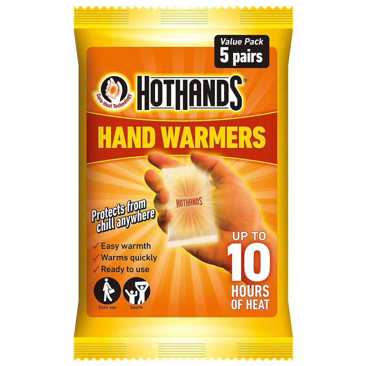 HotHands Hand Warmers Pack of 2-Pack of 5 - 53 Degrees North 