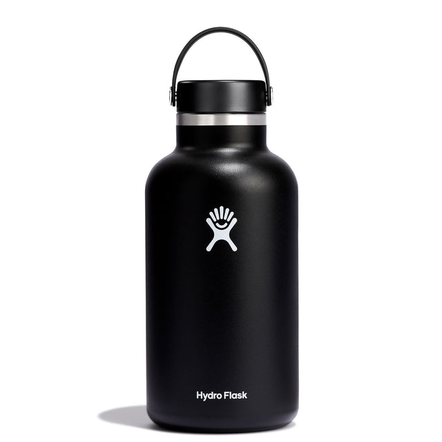 Hydro Flask 64oz (1892 ml) Wide Mouth with Flex Cap Bottle Black - 53 Degrees North 