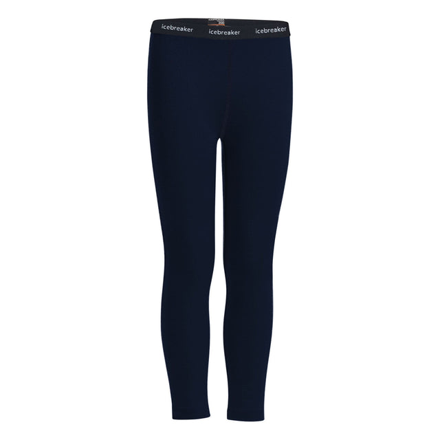 Icebreaker Kids' 200 Oasis Leggings Midnight Navy / Age 5-6-Midnight Navy / Age 7-8-Midnight Navy / Age 9-10-Midnight Navy / Age 11-12-Black / Age 5-6 - 53 Degrees North 