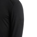 Icebreaker Men's 200 Oasis Long Sleeve Half Zip Baselayer Black / Small-Black / Medium-Black / Large-Black / X-Large-Black / XX-Large - 53 Degrees North 