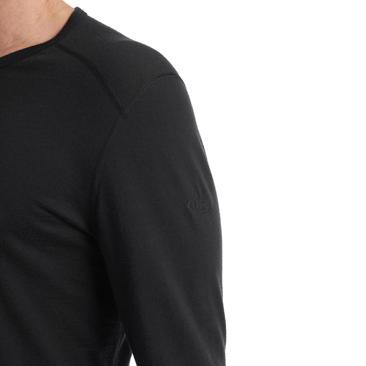 Icebreaker Men's Merino 200 Oasis Crewe Thermal Top Black / Small-Black / Medium-Black / Large-Black / X-Large-Black / XX-Large - 53 Degrees North 