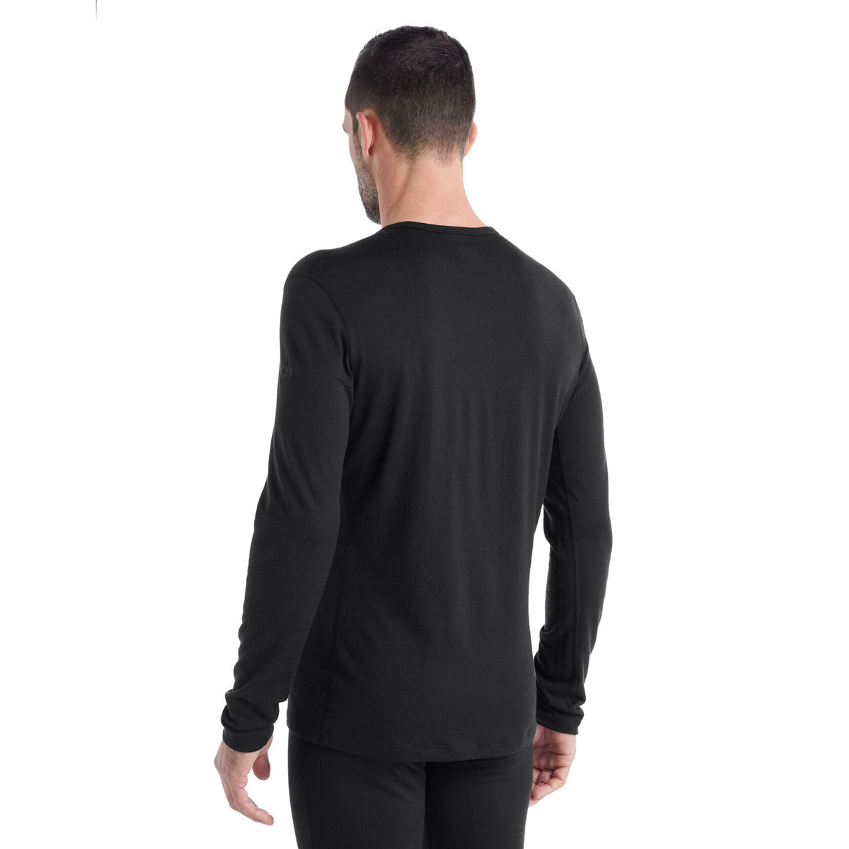 Icebreaker Men's Merino 200 Oasis Crewe Thermal Top Black / Small-Black / Medium-Black / Large-Black / X-Large-Black / XX-Large - 53 Degrees North 