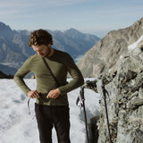 Icebreaker Men's Merino 260 Tech Long Sleeve Crewe Thermal Top Loden / Small-Loden / Medium-Loden / Large-Loden / X-Large-Loden / XX-Large - 53 Degrees North 