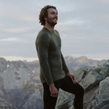 Icebreaker Men's Merino 260 Tech Long Sleeve Crewe Thermal Top Loden / Small-Loden / Medium-Loden / Large-Loden / X-Large-Loden / XX-Large - 53 Degrees North 