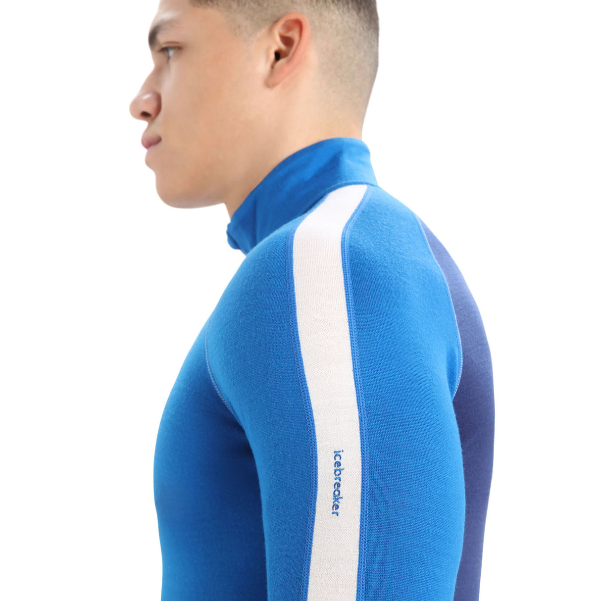 Icebreaker Men's Zoneknit 260 Long Sleeve Half Zip Base Layer Top Jet Heather / Small-Jet Heather / Medium-Jet Heather / Large-Jet Heather / X-Large-Jet Heather / XX-Large - 53 Degrees North 