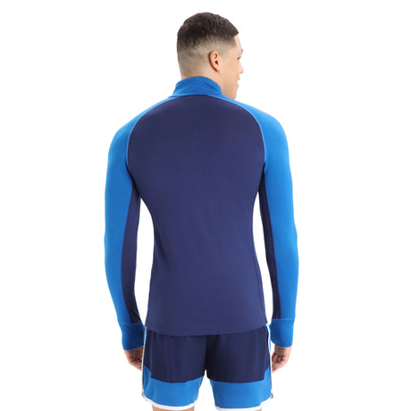 Icebreaker Men's Zoneknit 260 Long Sleeve Half Zip Base Layer Top Jet Heather / Small-Jet Heather / Medium-Jet Heather / Large-Jet Heather / X-Large-Jet Heather / XX-Large - 53 Degrees North 