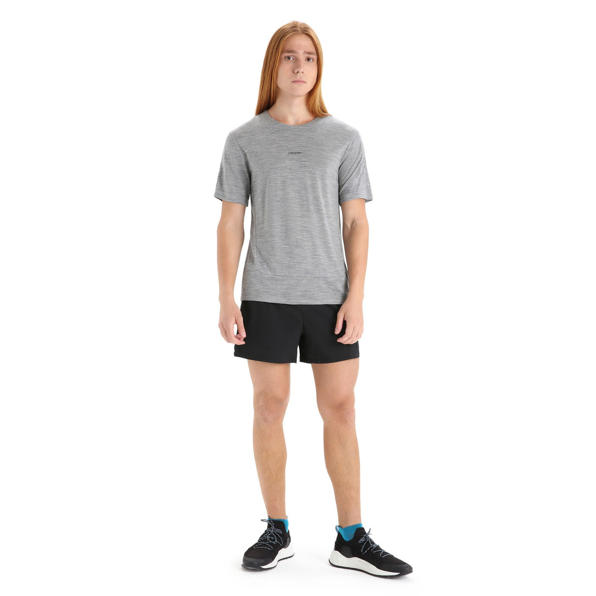 Icebreaker Men's Zoneknit Short Sleeve T-Shirt Metro Heather / Small-Metro Heather / Medium-Metro Heather / Large-Metro Heather / X-Large-Geo Blue/Royal Blue/CB / Small - 53 Degrees North 