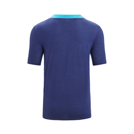 Icebreaker Men's Zoneknit Short Sleeve T-Shirt Metro Heather / Small-Metro Heather / Medium-Metro Heather / Large-Metro Heather / X-Large-Geo Blue/Royal Blue/CB / Small - 53 Degrees North 