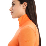 Icebreaker Women's 200 Oasis Long Sleeve Half Zip Topaz / X-Small-Topaz / Small-Topaz / Medium-Topaz / Large-Topaz / X-Large - 53 Degrees North 
