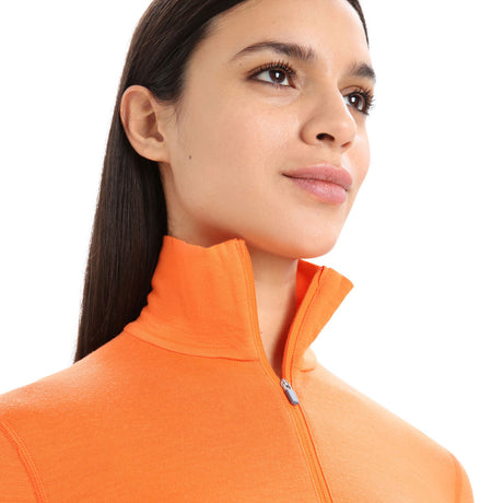 Icebreaker Women's 200 Oasis Long Sleeve Half Zip Topaz / X-Small-Topaz / Small-Topaz / Medium-Topaz / Large-Topaz / X-Large - 53 Degrees North 