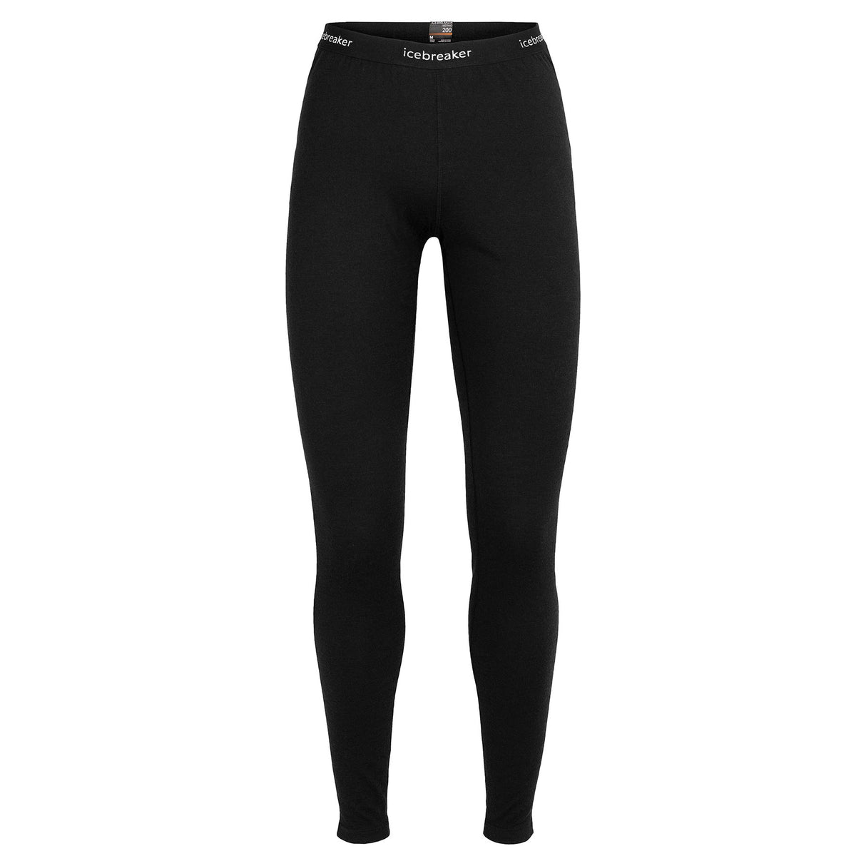 Icebreaker Women's Merino 200 Oasis Leggings Black / X-Small-Black / Small-Black / Medium-Black / Large-Black / X-Large - 53 Degrees North 