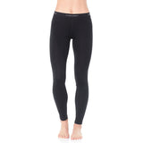 Icebreaker Women's Merino 200 Oasis Leggings Black / X-Small-Black / Small-Black / Medium-Black / Large-Black / X-Large - 53 Degrees North 